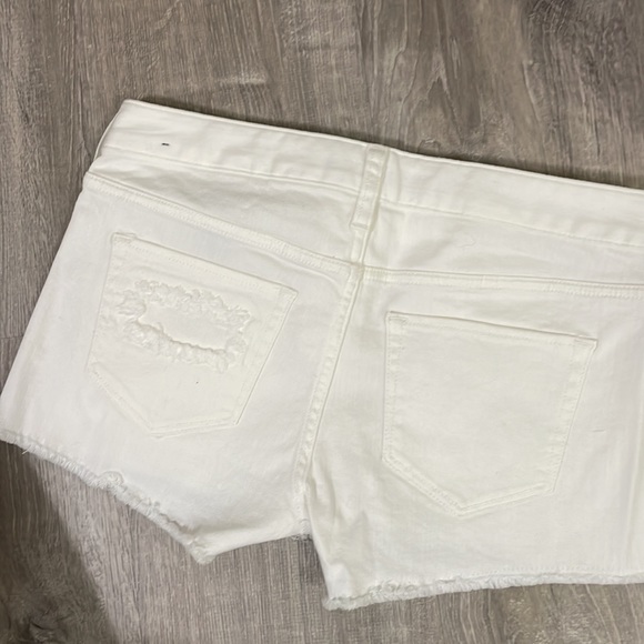 Express white shortie low rise shorts. Like new! - Picture 3 of 3